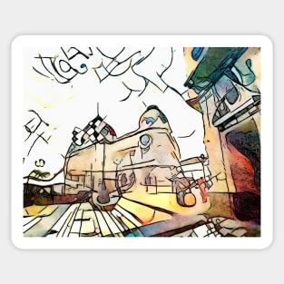 Kandinsky meets Cartagena, motif 4 Sticker